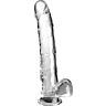 Dildo King Cock Clear 24.8 cm | Diseño realista.