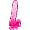 Dildo King Cock Clear 13.5 cm | Diseño realista y translú...