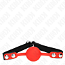 Mordaza KINK COLLAR & GAG Red | Variedad de gags en silicona