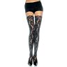 Medias de Encaje Floral Leg Avenue Talla Particular Ajustable