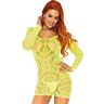 Vestido Sexy Leg Avenue Mini con Encajes y Transparencias