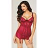 Minivestido Marca CHEMISE SET con liguero