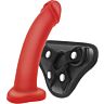 Pack dildo y arnés S Pleasures Semirealist