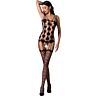 Bodystocking Passion BS067 negra de talla única