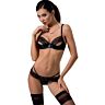 Set de Lencería Passion Woman North S/M con encaje sutil