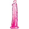 Pene realista King Cock Clear 19.7 cm con base de ventosa