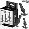 Plugs Anales Addicted Toys Set de 3 para adaptación gradual