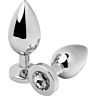 METAL HARD ANAL PLUG DIAMOND MEDIUM 7.62CM