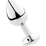 Plug Anal SECRETPLAY 8 CM de Aluminio y Cristal