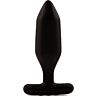 Plug anal vibrador JE JOUE ONYX con bordes en forma de gema