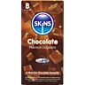 Preservativos Skins Sabor Chocolate Pack 8 - Sabor y protección