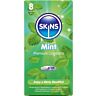 Preservativos SKINS Mint Pack 8 - Sabor a menta fresco