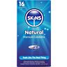 Condones SKINS Natural 16-Pack con sensación de segunda piel