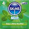 Preservativos SKINS Mint Pack 4 con sabor a menta fresca