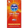Preservativos Skins Ultra Finos 16-Pack - Sensibilidad Mejorada