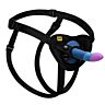 Dildo con Arnés ROMP Piccolo | Diseño tricolor y succión