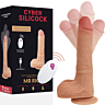 Vibrador Cyber Silicock Mr Rick con control remoto y 20.9 cm