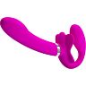 Vibrador Doble Strap-On Pretty Love Valerie con 12 Vibraciones