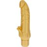 Vibrador Realista GET REAL Gold Dicker Stim con Estimulador