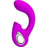 Vibrador Pretty Love Sibel con estimulador clitoriano
