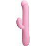 Vibrador rabbit PARTY UP Dean con rotación