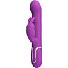 Vibrador Rabbit Pretty Love Coale multifuncional 4 en 1