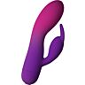 Vibrador Rabbit ROCKS-OFF Glo-Girl doble motor