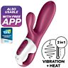Vibrador Satisfyer Hot Bunny con control por app y calor