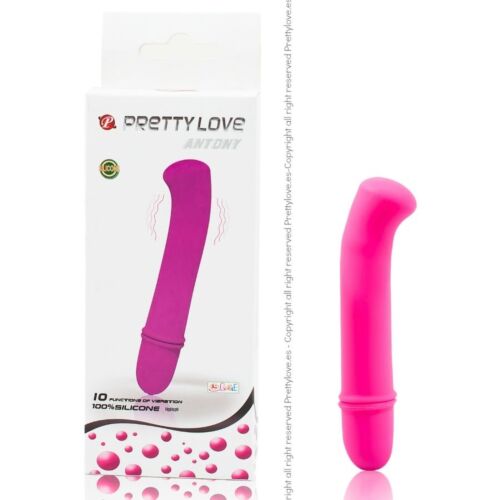 Mini vibrador Pretty Love Flirtation Antony con 10 modos de vibración