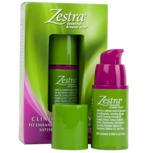 Aceite Estimulante Zestra Deluxe con Efecto Calor