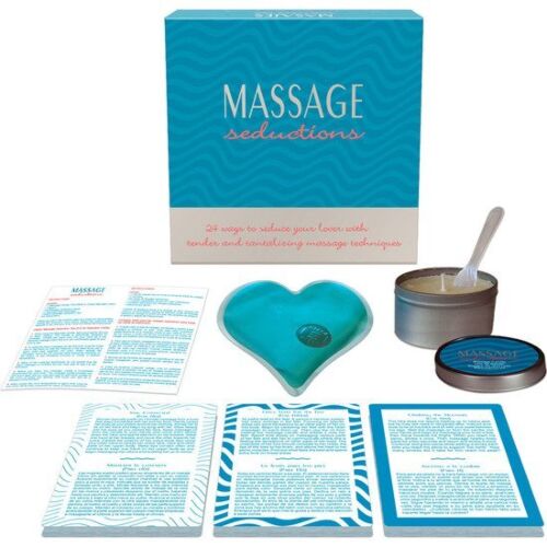 Juego de Masaje Kheper Games Massage Seductions con vela