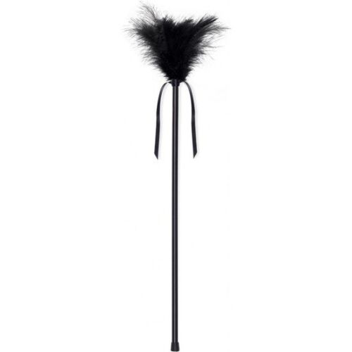 Plumero Plumas Negro 40 cm SECRETPLAY para caricias eróticas