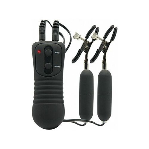 Pinzas de Pezones FETISH FANTASY con Vibrador y Tensión Ajustable