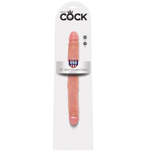 Dildo Doble KING COCK 30 cm con Tacto Realista