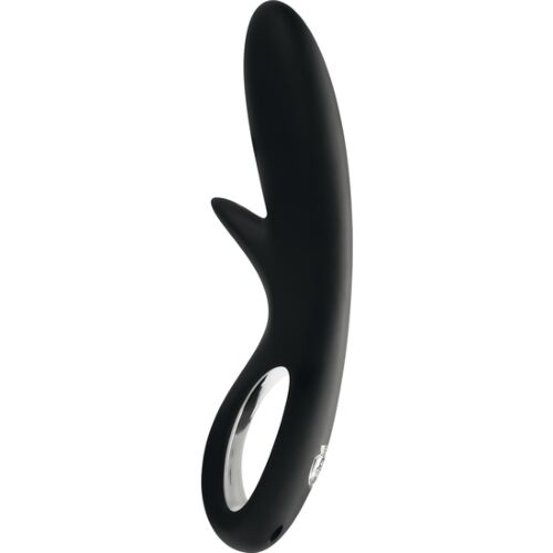 MYSTIM TINGLY TIMMY E-STIM DILDO, SEXY BLACK