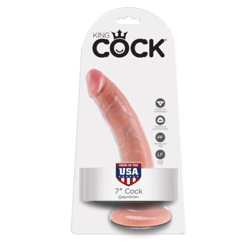 Dildo King Cock 7 - Tacto realista y fuerte ventosa
