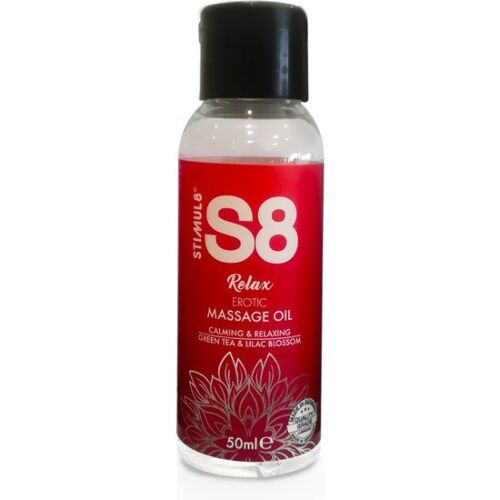 Aceite de Masaje Erótico STIMUL8 S8 Relax Té Verde