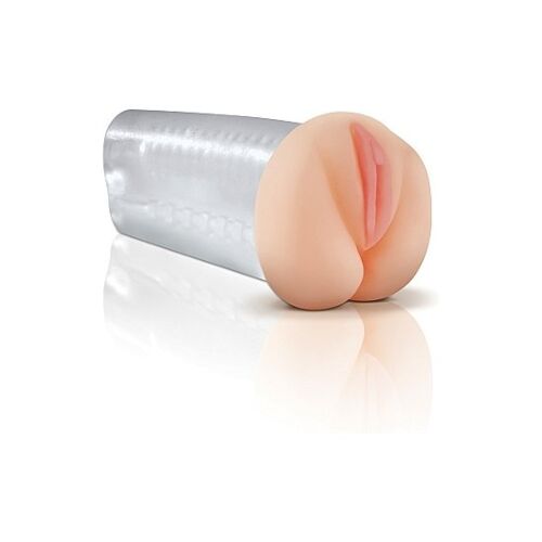 Masturbador Extreme Toyz Natural Transparente y Ajustado