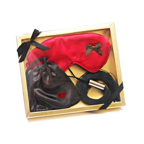 Set Bondage INEDIT Kit Látigo Dominatrix con Antifaz