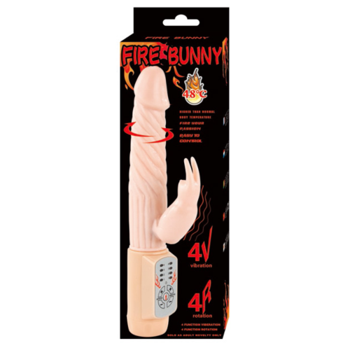 Vibrador Baile Fire Bunny Rotator con sistema de calentamiento