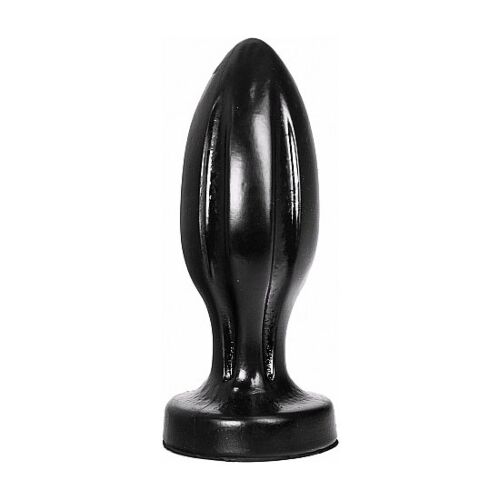 Plug Anal ALL BLACK 21 CM con surcos sensacionales