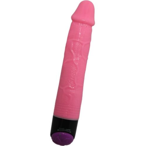 Vibrador realístico Baile Colorful 23 cm con venas marcadas