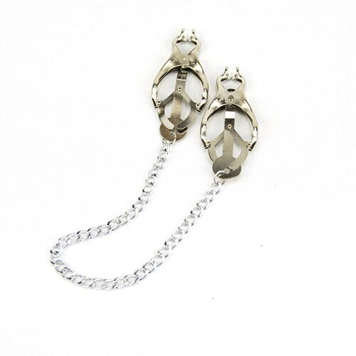 Pinzas para pezones Bound to Please Squeezer con cadena