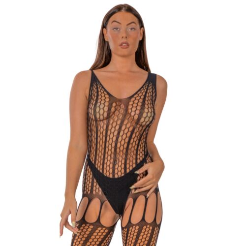 Bodystocking Lace con Espalda Lazo