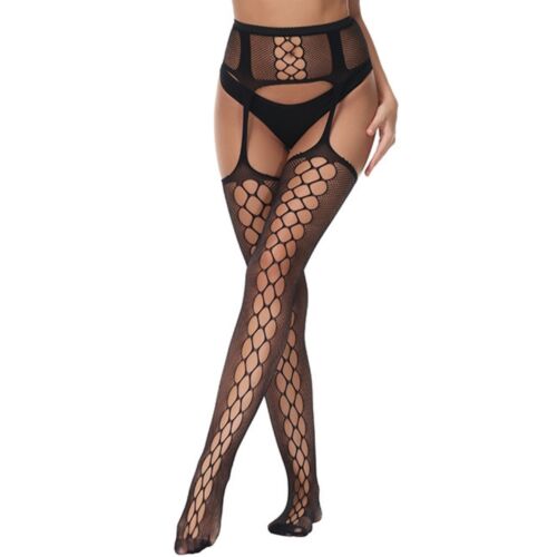 Medias Lace Suspender Tights con detalle de liguero