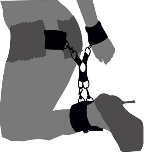 Restricciones Loving Joy Hog Tie Set para inmovilización
