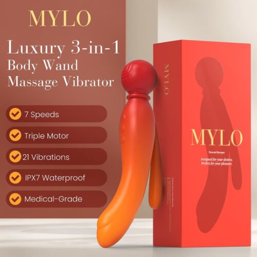 Vibrador MYLO 3-in-1 Body Wand Massager