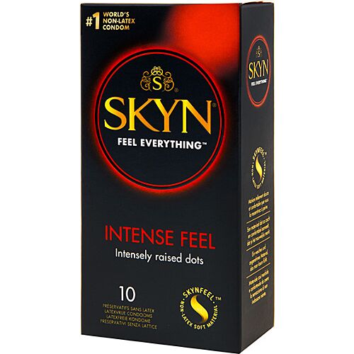 Preservativos Manix Skyn Intense Feel con textura exterior