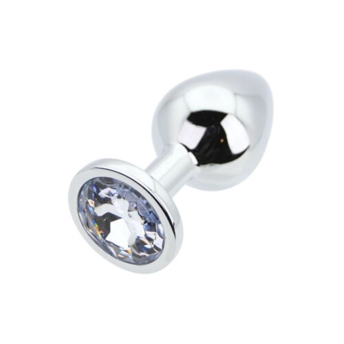 Plug anal Toosh Medium con base joya Plata