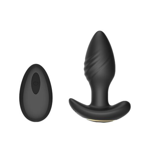Plug anal Toosh Rotatorio y Vibrante con Control Remoto